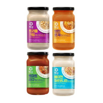 백설 파스타소스 4종 모음(명란로제+토마토라구+트러플크림+베이컨까르보나라), 1세트