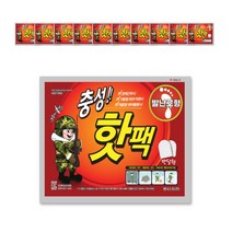 충성 핫팩 보온대 발난로 20g x 2입, 2입50개