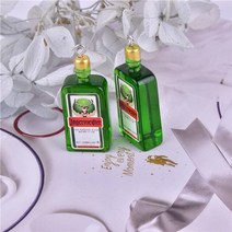 귀걸이 diy 패션 보석 액세서리에 대 한 10 개갑갑 알코올 jager 병 매력
