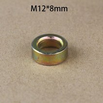 바이크 오토바이 허브 액슬 부싱 M12 전방 후방 내부 12mm 길이 8mm 20mm 25mm 30mm 35mm 스쿠터 부품 모페드 ATV용, [01] M12-8mm