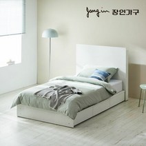장인가구 머스크 서랍형 호텔식침대 프레임 SS+포켓20T매트, 오트밀, 색상:오트밀