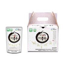 유기 하늘빛 전두유 검은콩후(담백한맛) 135mlx20포 비지째 통째로 갈아만든 두유, 135ml 20포, 1box