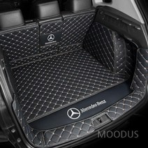 벤츠트렁크매트 GLE 350 트렁크 풀 매트 C260 E260 GLB, 링게모델  블랙흰 풀매트