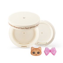 오가베베 무기자차 선팩트 에어리스 키즈 어린이 아기 선쿠션 선크림 자외선차단제, 본품 1개+리필 1개