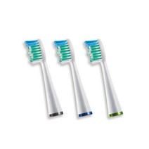 워터픽 Waterpik 센소닉 컴플리트 케어 스탠다드 브러시 헤드 교체용 칫솔모 SRRB3W 3개