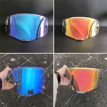 Motocross Helmet for R50S Helmet Special Lens Day and Night Sun Visor Aurora Red Lenses Electroplate, [01] S, [09] red day and night