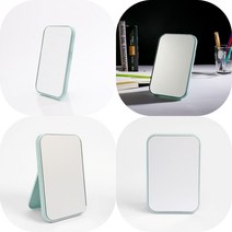 마트498 무지 사각 탁상거울(민트) 호텔욕실 빈티지 여친선물 책상거울 미용실경대 화장대