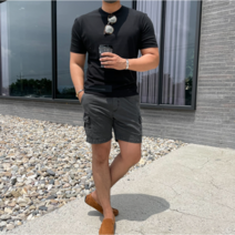 테이어 피그먼트 포켓 반바지