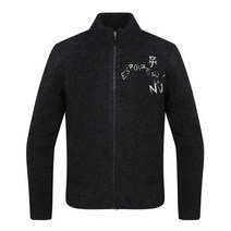 까스텔바작 남성 아트웍 자수 플리스 점퍼 BGAWJP201BK