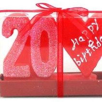 하이아트양초 대형숫자초 큰생일초, 1개, 숫자23