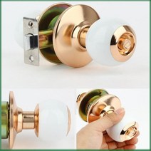 방문 손잡이 욕실 셀프 원형 문손잡이 문고리 실린더 교체 수리 욕실, SS 열쇠형