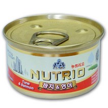 뉴트리오 고양이캔 참치+연어 80g X 24개 (=1박스), 단품