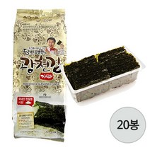 [구쁘드] 28_김병만의 광천김 재래식탁(대) 55g(102매) x 20봉, 상세 설명 참조