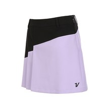 여성 골프 사선배색 플리츠 큐롯 스커트 VLCUL215_PP