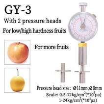경도 측정기 시험기 휴대용 경도계 금속 측정 휴대용 포인터 과일 경도 시험기 gy-3