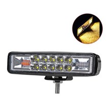 작업등 화물차작업등 ctm서치라이트 선박 차량 led 헤드 12-24v 자동 오토바이 트럭 보트 트랙터 트레일러 오프로드 플래시 램프 48w led 작업 조명 프로젝터, 황백색