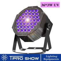 UV 디스코 빛 자외선 LED 스트로브 디밍 미니 무대 조명 보라색 램프 프로젝터 DMX Blacklight 작은 파티 펍 DJ 클럽 밝은 화이트 그린 블루 핑크, [03] AU 플매트 카펫 러그, [03] 36 UV