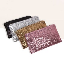 여자 예쁜 클러치백 스팽글 지퍼형 패션 파우치 선물