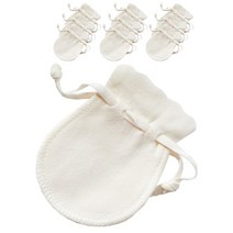 10pcs 스웨이드 미니주얼리파우치 반지주머니 7*9cm, 화이트