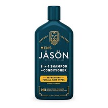 JĀSÖN 남성용 하이드레이팅 2in1 샴푸+컨디셔너 355ml(12온스), Refreshing