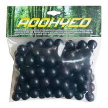 서바이벌 페인트볼 050cal 재사용 가능한 실내 및 실외 재활용 가능 50c, 0.5cal 100 Black
