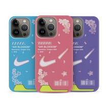 주문제작 디자인 전사 엠스킨 심플 바코드 블로썸 언더 카드 하드 케이스