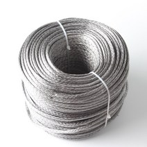 자동차 용품 Jeely 12 3/4/5/6mm 1/8 quot2000lb 50m 패러 글라이더 윈치 로프 UHMWPE 꼰 삽 견인 스트랩 범퍼, [07] orange 3mm 50m