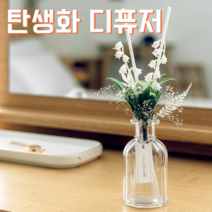 탄생화 디퓨저 선물 세트 11월 탄생화 초롱꽃 남자 친구 여자 친구 남사친 여사친 언니 선생님 직장동료 생일선물 집들이선물 결혼선물 실내 디퓨저 실내 방향제 디퓨져, 청포도, 500ML