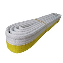 주짓수벨트 주짓수띠 새로운 도착 패션 맞춤형 자수 4cm 무술 태권도 가라데 유도 bjj, 백황색, 260cm