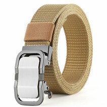 남성 캔버스 벨트 자동 버클 벨트 캐주얼 벨트 기본 스타일