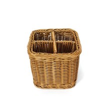 도매공간W6E3ADF 바구니 정사각다용도필통 매트 PP라탄 테이블 주방잡화