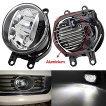 차량 용품 부품 1 pair h11 led 안개등 할로겐 안개 램프 12v for toyota avensis auris rav 4 iii camry corolla prius, 주도 알루미늄