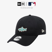 뉴에라 MLB 쿠퍼스타운 셔닐 브루클린 다저스 언스트럭쳐 볼캡 블랙 13338519, 없음