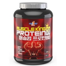원데이뉴트리션 머슬킹 80 프로틴 헬스 보충제, 2kg, 6개