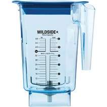 Blendtec 블렌텍 WildSide+ 블렌더 여분 용기 파란색, 3쿼트, 투명