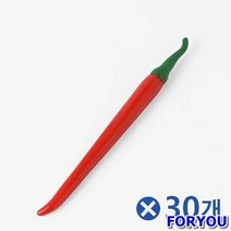 ForU982 독특한 빨간고추 중성볼펜 사무필수품 문구볼펜 30개 조카선물 그립감좋은펜, 상세페이지 참조