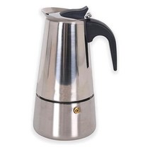 모카포트 인덕션 비알레띠 사용법 알루미늄이탈리아 Moka Pot 2 컵 모든 유형의 접시 에스프레소 커피 메, 한개옵션1, 01 silver