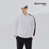 남성 소매 배색 로고 라운드 니트 TMSRL1721-100