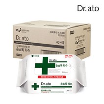 닥터아토 손소독티슈 20매X72팩 학교 관공서 대량구매