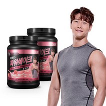 칼로바이 퍼펙트 파워쉐이크 아이솔레이트 프로틴파우더 딸기맛, 1kg, 2개