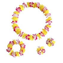 할로윈 가랜드 Leis 하와이안 목걸이 팔찌 Hula 댄스 화환 인공 꽃 넥 루프 Luau 파티 의상 액세서리, [08] No. 08