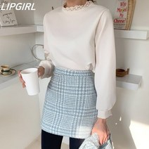 [립걸]이프 레이스 블라우스