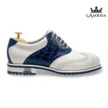 [LAMBDA] 람다 골프화 몬자 블루 크로커 정품 보증카드 발급