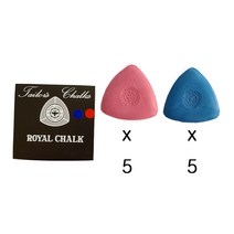 쏘잉스타 ROYAL 로얄 초크 칼라쵸크 삼각 초크 자고, 블루5개.핑크5개, 1개