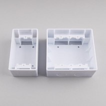 전기 콘센트 노출박스 콘센트박스 PVC 2구/1개용