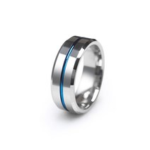 진주모아 RTUS01 텅스텐 남자반지 한국사이즈 라인