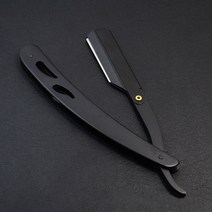 수동클래식면도기 일자면도기 이발소면도기 블랙