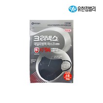 크리넥스 KF94 입체형 마스크 블랙 소형, 100개