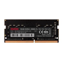 이메이션 노트북 RAM DDR4-2666 CL19 16GB, 21300_16GB