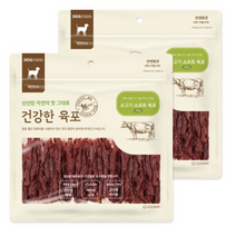 굿데이 건강한 육포 반려견간식 300g, 20개, 소고기 소프트 육포
